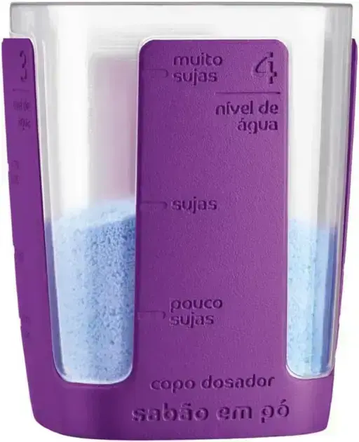 Imagem frontal do produto com fundo neutro que não distrai a atenção.