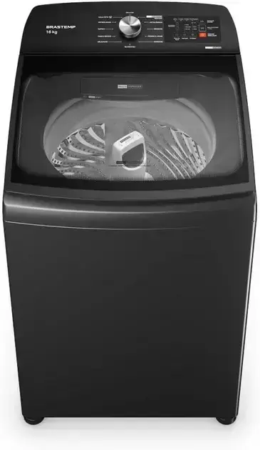 Máquina de Lavar Brastemp 16kg Cinza Platinum com Tecnologia Flex Wash e Ciclo Tira Manchas Advanced 110v